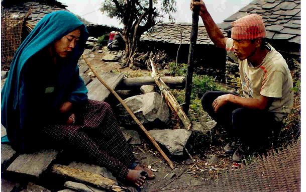 Mangali Gurung met gangreen, wat te doen