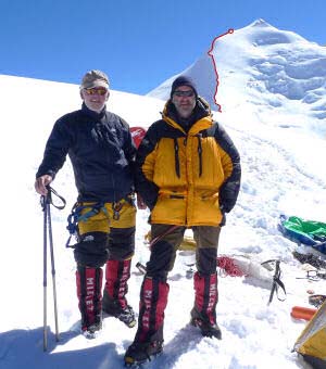 Nico en Dick met bereikte hooste punt 7000 meter