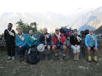 welkom deelnemers Ganesh Himaltrek