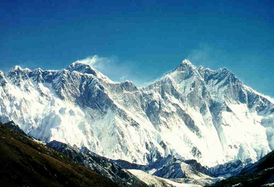 Mount Everest, Lhotse and Nuptse, Photo D. Lust